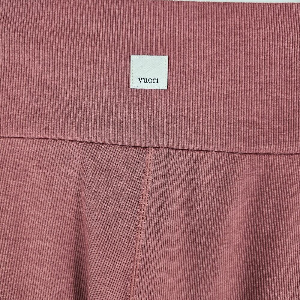 Vuori Lux At Ease Meave Ribbed Pockets Athletic Athleisure Women's Pants S - Picture 3 of 5
